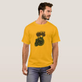 汚染はですほうれんそう(薄い色) Tシャツ (正面フル)