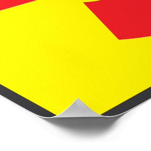 汚染地域 ポスター (角)