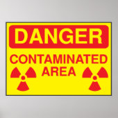 汚染地域 ポスター (正面)