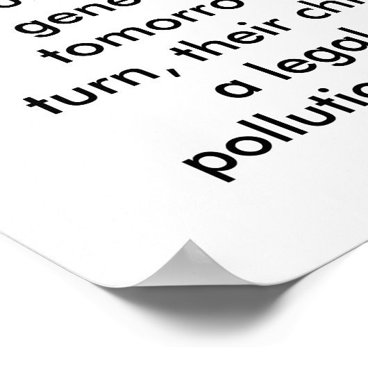 汚染防止001 ポスター (角)