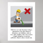 汚染防止001 ポスター (正面)