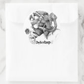 汚染、ダブステップ ラウンドシール (バッグ)