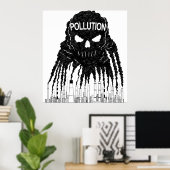 汚染 ポスター (ホームオフィス)