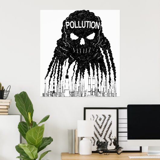 汚染 ポスター (ホームオフィス)