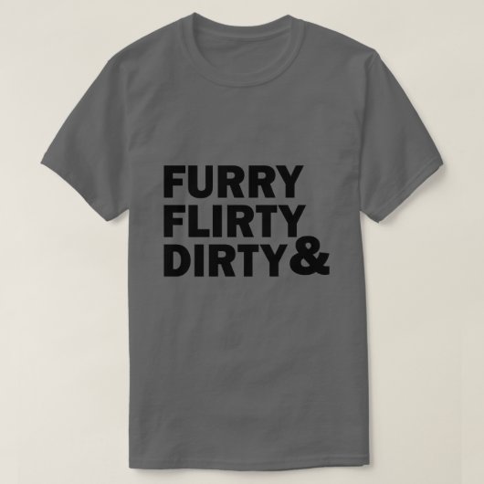 汚気のあるそぶりをしたれ Tシャツ (デザイン正面)