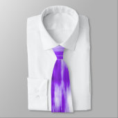 "汚点" -紫色および白の抽象的なネクタイ ネクタイ (タイ)