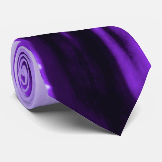 "汚点" -紫色および白の抽象的なネクタイ ネクタイ (ロール)