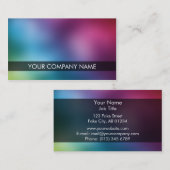 汚点(虹)の名刺 名刺 (正面/裏面)