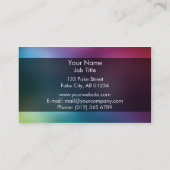 汚点(虹)の名刺 名刺 (裏面)