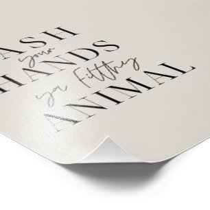 汚物で手を洗え フォトプリント