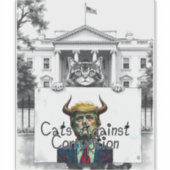 汚職に対する怒り シール (正面)