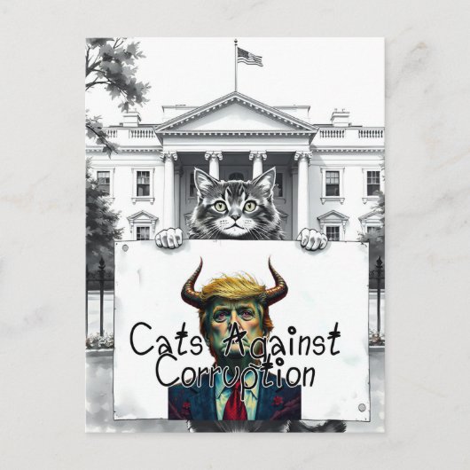 汚職に対する怒り ポストカード (正面)