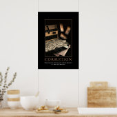 汚職ポスやる気を起こさせるター ポスター (キッチン)