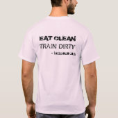 汚食べれた列車 Tシャツ (裏面)