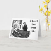 汝の不幸を聞いた カード (黄色い花)