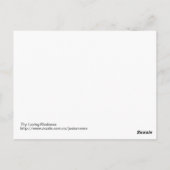 汝の愛情ある優しさ ポストカード (裏面)