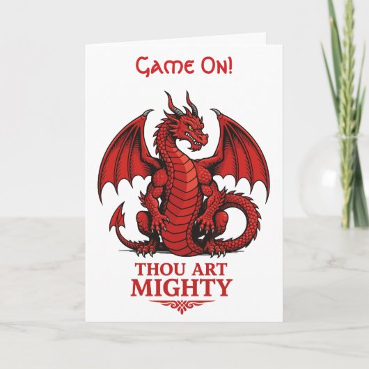 汝は偉大なり マッチデイモチーフ カード (正面)