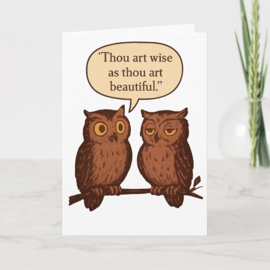 汝は賢く美しい カード (正面)