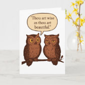 汝は賢く美しい カード (黄色い花)