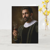 汝アート喫煙熱い植民地人誕生日カード カード (黄色い花)