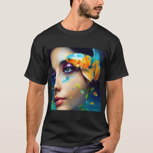 江ノ島 川瀬巴水 Tシャツ (正面)