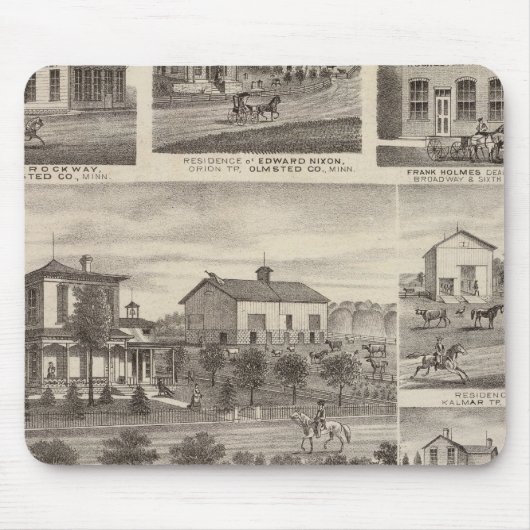 江与田の住宅·事業·街 マウスパッド (正面)