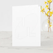 江南区旗シンボルソウル韓国 カード (黄色い花)