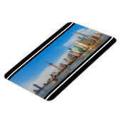 ©江府川東岸、上海、中国 マグネット (左側)