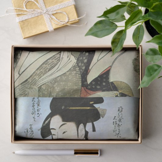 江戸の三美人,歌麿江戸の美人歌麿 薄葉紙 (ギフト)