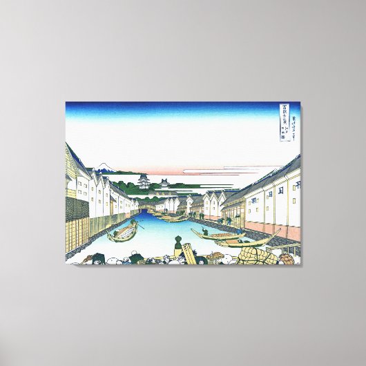 江戸の日本橋 キャンバスプリント (正面)