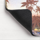 江戸の紅葉, 広重 Maple of Edo, Hiroshige, Ukiyo-e マウスパッド (コーナー)