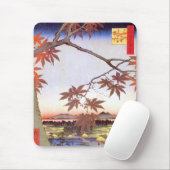 江戸の紅葉, 広重 Maple of Edo, Hiroshige, Ukiyo-e マウスパッド (マウス)