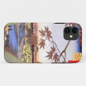江戸の紅葉、江戸、Hiroshige、Ukiyo-eの広重のかえで Case-Mate iPhoneケース (裏面(横))