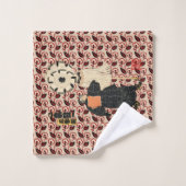 江戸の花こども遊び『五番組えぐみ』 バスタオルセット (ウォッシュタオル)