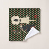 江戸の花こども遊び『五番組四組』 バスタオルセット (ウォッシュタオル)