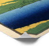 江戸の鶴, 広重 Crane of Edo, Hiroshige ポスター (角)