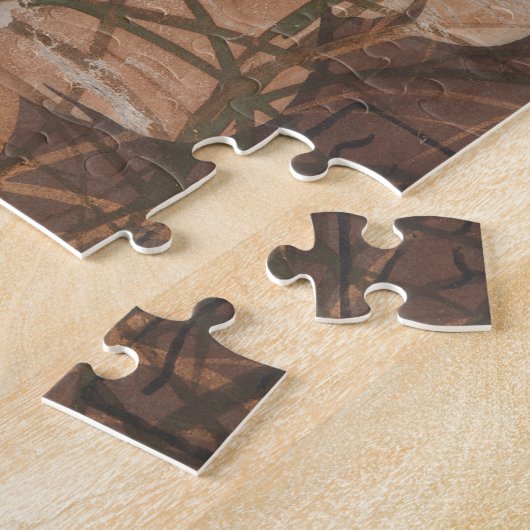 江戸エレガント日本の時代のウサギジグソーパズル ジグソーパズル (側面)