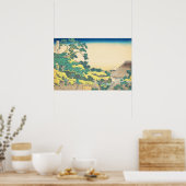 江戸北斎浮世絵日本の駿台 ポスター (キッチン)