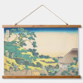 江戸北斎浮世絵日本の駿台 吊り下げ型タペストリー (正面)