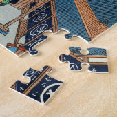 江戸安藤広重の百景 ジグソーパズル (側面)