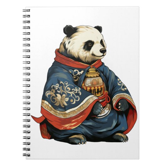 江戸将軍のベアポストカード ノートブック (正面)