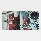 江戸川の夕雪 川瀬巴水 Case-Mate iPhoneケース (裏面(横))