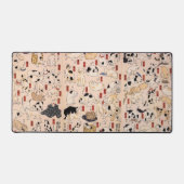 江戸日本の時代の猫・国芳・浮世絵 デスクマット (正面)