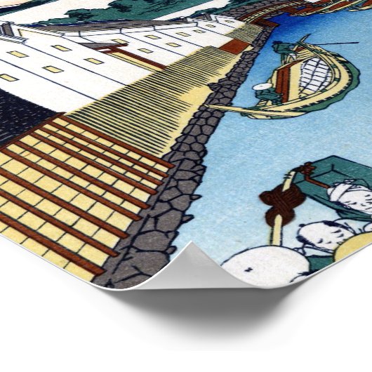 江戸日本橋, 北斎 ポスター (角)