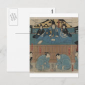 江戸時代の侍大将（1800年代頃） ポストカード (正面/裏面)