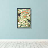 江戸時代の猫・歌川吉藤・浮世絵 キャンバスプリント (インサイチュ (ウッドフロア))