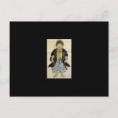 江戸時代,宮本武蔵の少年時代ポートレート ポストカード (正面)