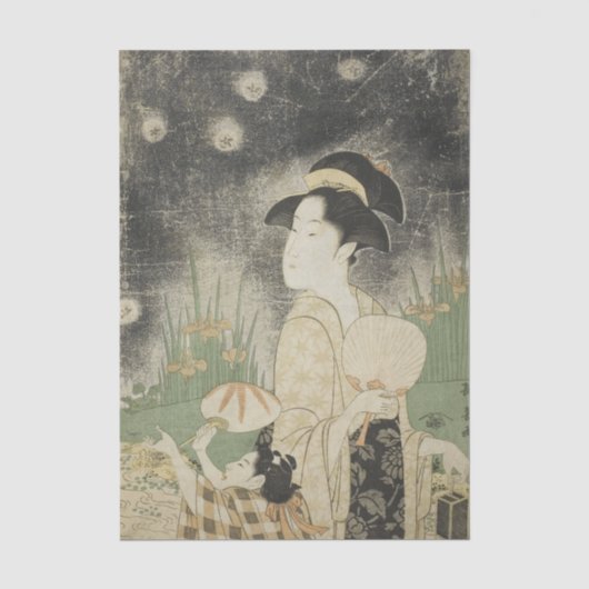 江戸楼彩張喜の蛍狩り 薄葉紙 (正面)