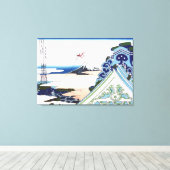 江戸浅草の本願寺 キャンバスプリント (インサイチュ (ウッドフロア))