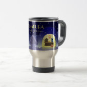 江戸猫雪のお祝い トラベルマグ (正面右)